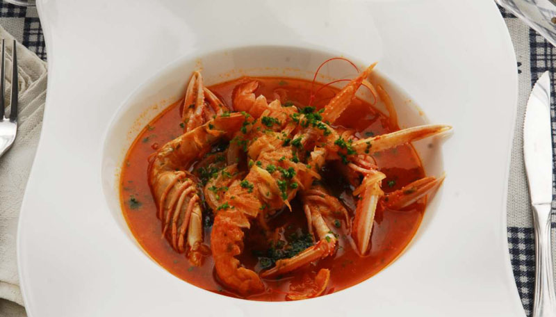 Scampi e Canoce alla Busara